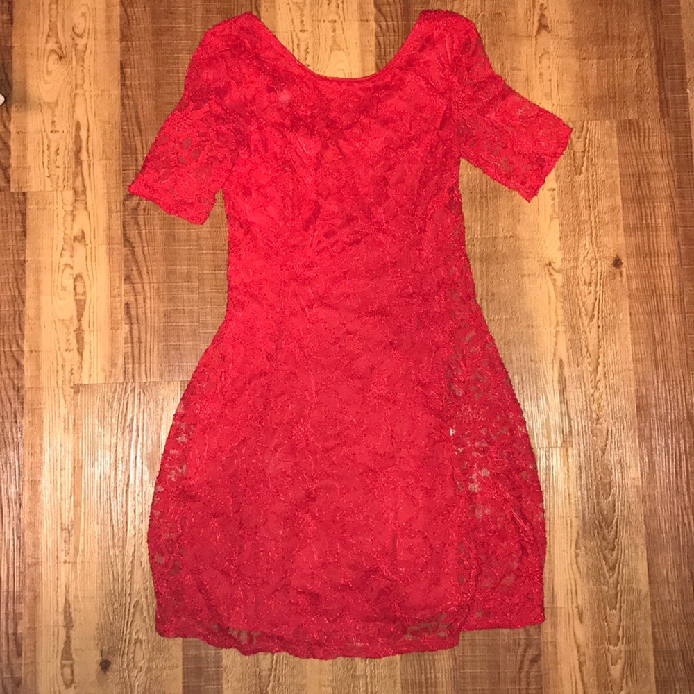Red dress